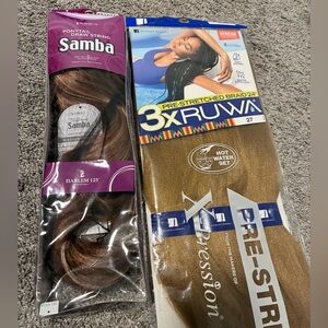 Samba Ponytail Drawstring - Brown